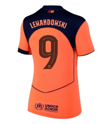Barcelona Robert Lewandowski #9 Tredjetrøje Dame 2025-26 Kortærmet